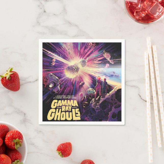 Servilleta De Papel Gamma Ray Burst Pulsars Kilonova Colisión cósmica (In situ)