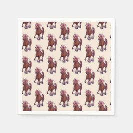 Servilleta De Papel Ganadores de Champion Racehorse Thoroughbred