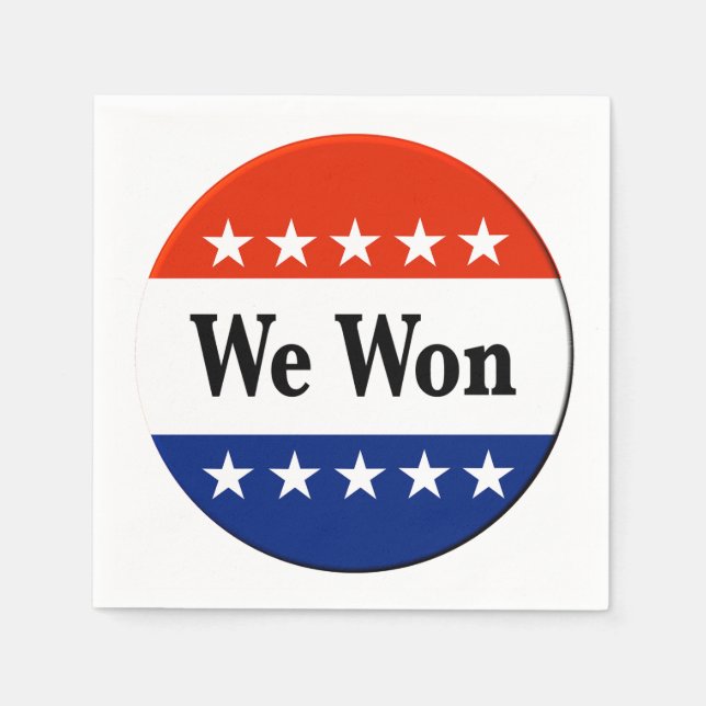 Servilleta De Papel Ganamos Elecciones 2026 (Anverso)