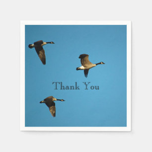 Servilleta De Papel Gansos canadienses en vuelo  