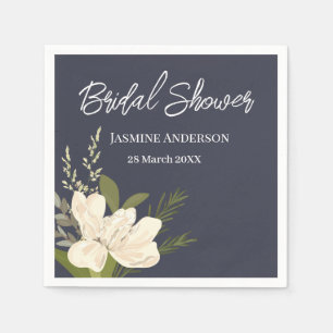 Servilleta De Papel Gardenia Floral Bouquet Garden Bridal Shower