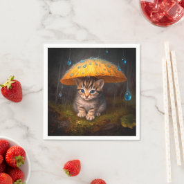 Servilleta De Papel Gatito