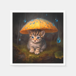 Servilleta De Papel Gatito