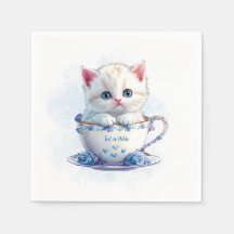Gatito en la Copa Flores Azules