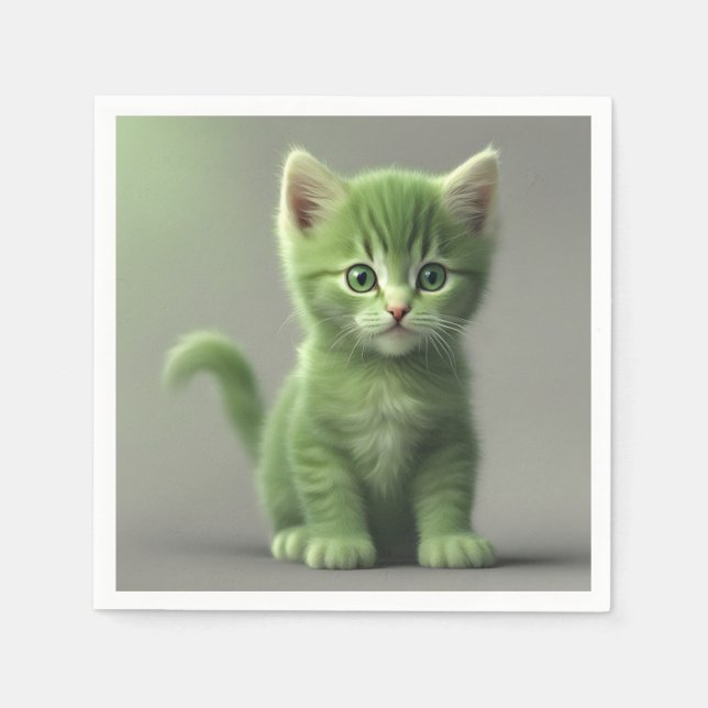 Servilleta De Papel Gatito increíble (Anverso)