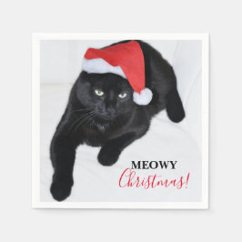 Servilleta De Papel Gato con el Sombrero Rojo