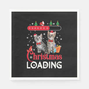 Servilleta De Papel Gato curioso de Navidades feos