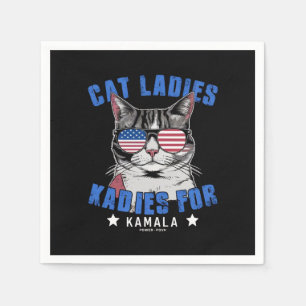 Servilleta De Papel Gato Damas Para Kamala (2)