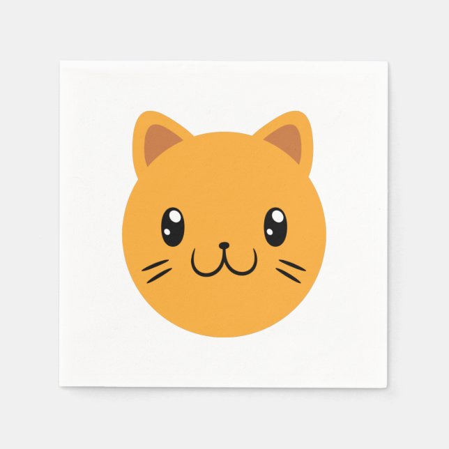 Servilleta De Papel Gato de corte (Anverso)