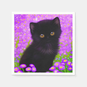 Servilleta De Papel Gato de Gustav Klimt