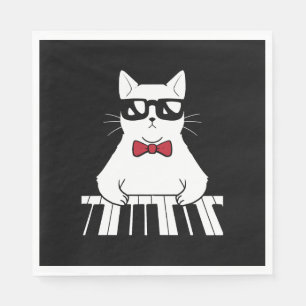 Servilleta De Papel Gato de piano