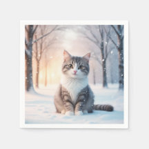 Gato del País de las Maravillas de Invierno