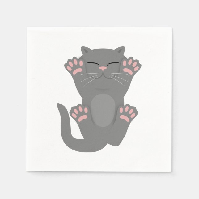 Servilleta De Papel Gato durmiendo (Anverso)
