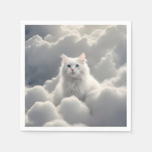Servilleta De Papel Gato en las nubes