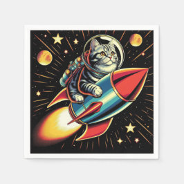 Servilleta De Papel ¡Gato en las servilletas!