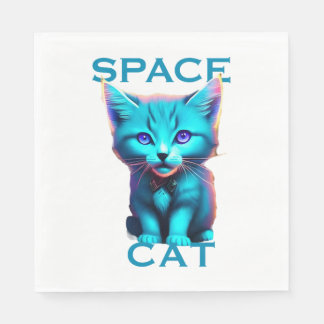 Servilleta De Papel Gato espacial