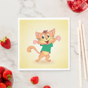 Servilleta De Papel Gato Groovy