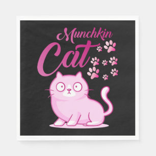 Servilleta De Papel Gato Munchkin      