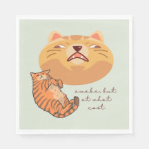 Gato Naranja Cansado