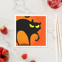 Servilleta De Papel Gato negro