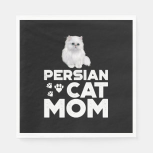 Servilleta De Papel Gato Persa Mamá Camisa A Dueña De Gato Persa K