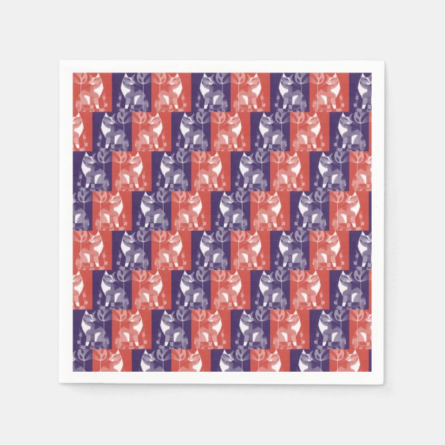 Servilleta De Papel Gatos (Anverso)