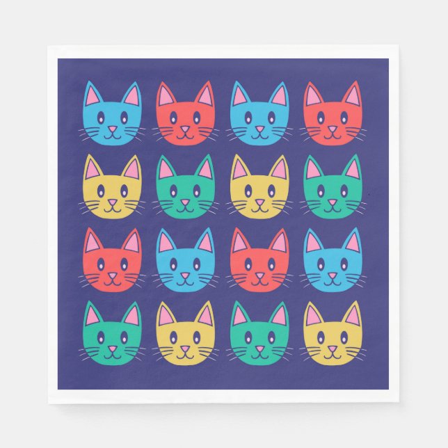 Servilleta De Papel Gatos (Anverso)
