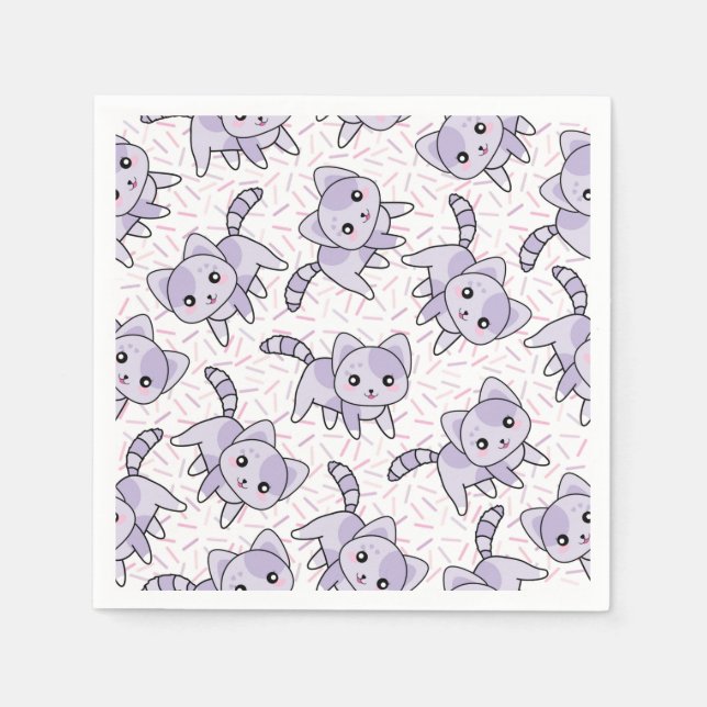 Servilleta De Papel Gatos (Anverso)