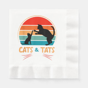 Servilleta De Papel Gatos & Tats - Gato