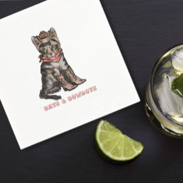 Servilleta De Papel gatos y vaqueros