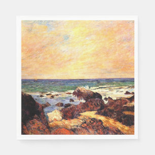Servilleta De Papel Gauguin - Rocas y Mar, arte fino,