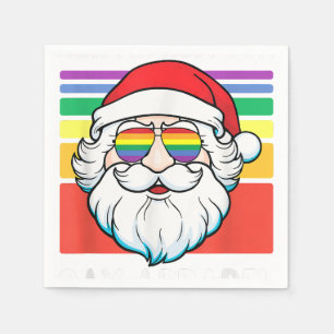 Servilleta De Papel Gay Santa Don Ahora Nuestro Aparato Gay Funny LGBT
