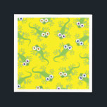Servilleta De Papel Gecko Lizards Birthday Party Cute Kids Napkins<br><div class="desc">Adorable lagarto de lagartijas color lindo diseño de fiesta de cumpleaños es perfecto para un niño que ama a los reptiles por su celebración de cumpleaños! Personalizar el texto para hacerlos propios. El aspecto moderno es la forma perfecta de celebrar a tu pequeño que ama los lagartos y los animales...</div>