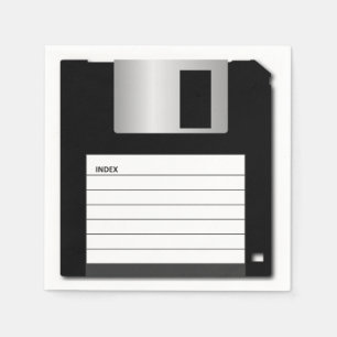 Servilleta De Papel Geek del equipo de disquete clásico