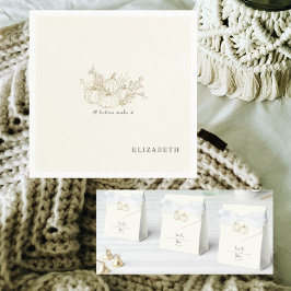 Servilleta De Papel Gemelos Cream y bebés hacen 4 calabazas