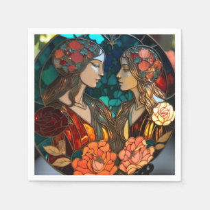 Servilleta De Papel Gemini Zodiac