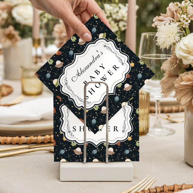 Servilleta De Papel Gender Neutral Planet Safari Baby Shower (Subido por el creador)