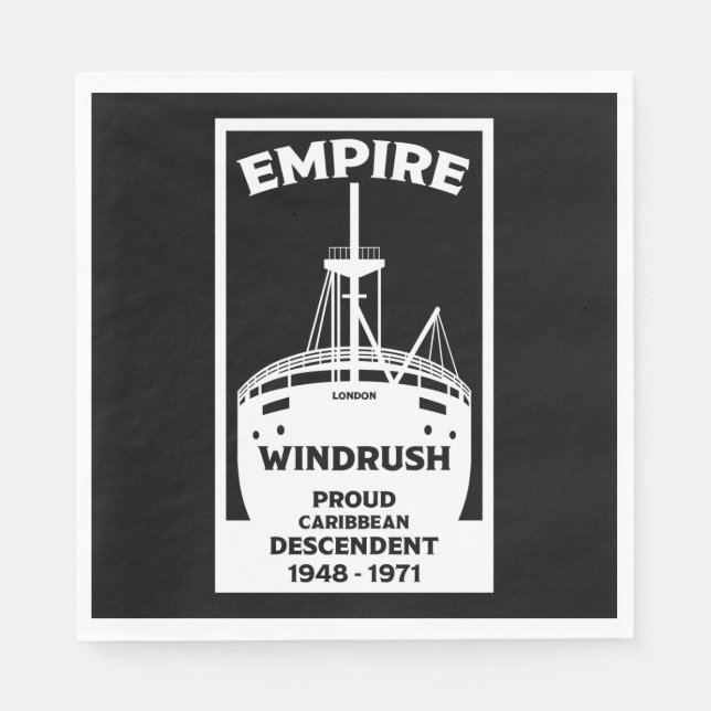 Servilleta De Papel Generation Windrush T-Shirt (Anverso)