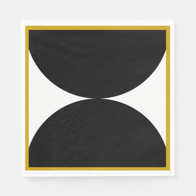Servilleta De Papel Geo Luncheon Napkin (Anverso)