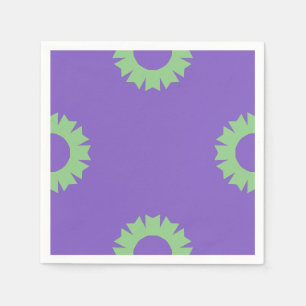 Servilleta De Papel Geo verde morado