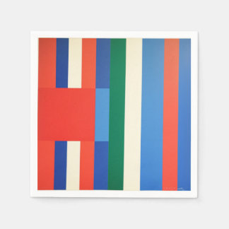 Servilleta De Papel GeoColor Bands Napkin