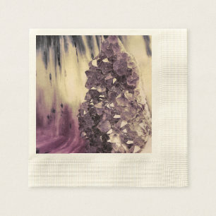 Servilleta De Papel Geode Amethyst