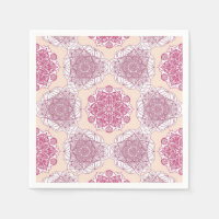 Geometría de mandala rosa