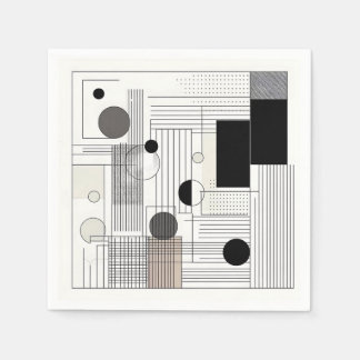 Servilleta De Papel Geometric Matrix