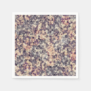 Servilleta De Papel Geométrico gris beige