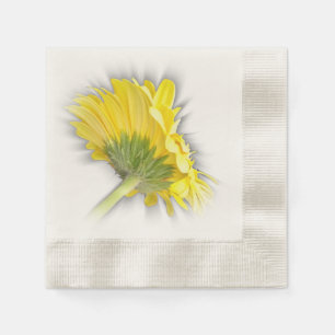 Servilleta De Papel gerbera daisy amarillo