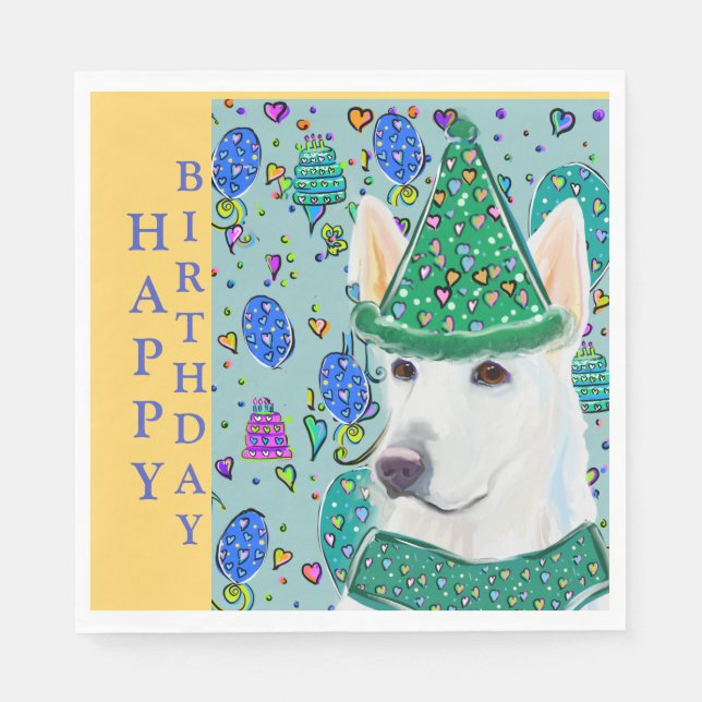 SERVILLETA DE PAPEL GERMAN SHEPHERD (Anverso)