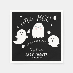 Servilleta De Papel Ghost Boo Gender Neutral Halloween Baby Shower