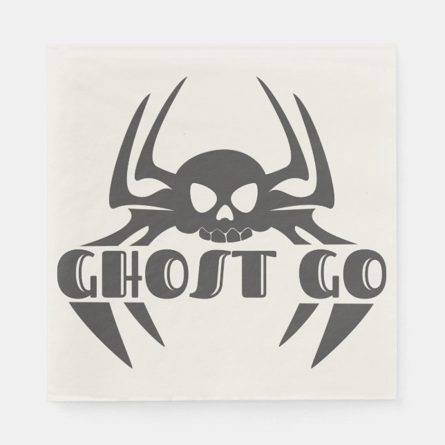 Servilleta De Papel Ghost Go Spooky Season (Anverso)