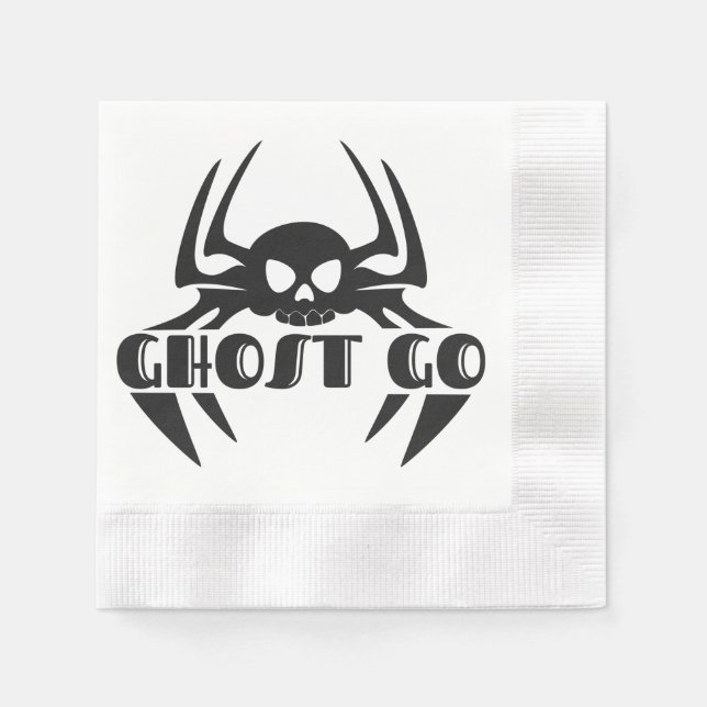 Servilleta De Papel Ghost Go Spooky Season (Anverso)